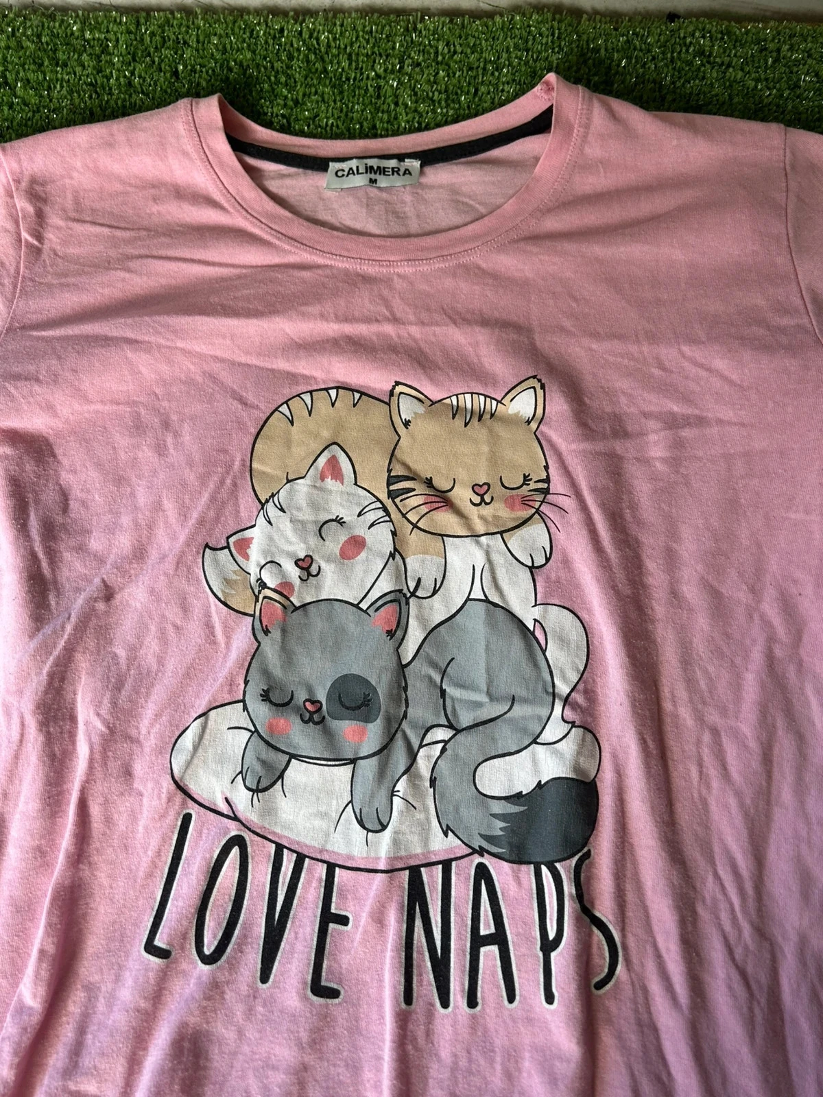 Sudadera con capucha rosa con motivos vintage calimera – photo 5
